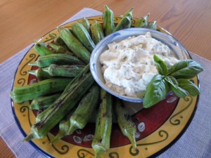 Grilled Okra