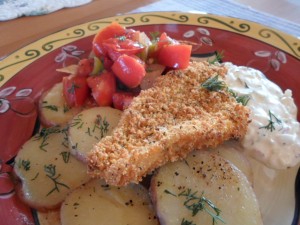 Oven-fried Catfish