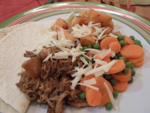Slow-cooked pork